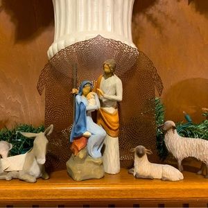 Willow Tree Sheltering Animals (Animals Only)